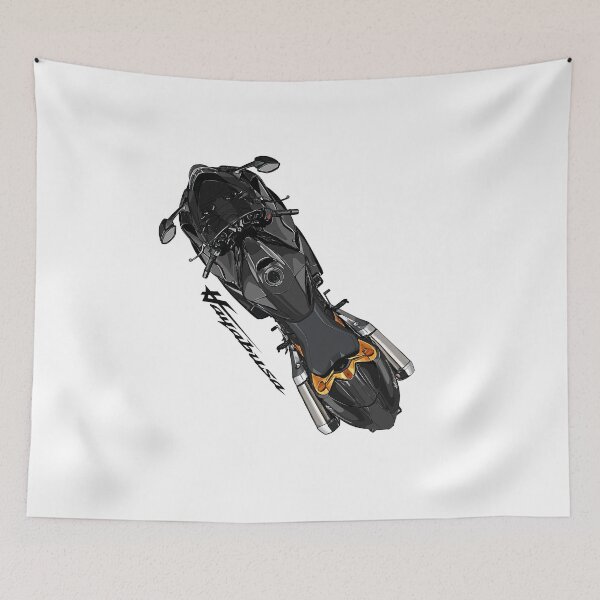 Item preview, Motorcycle suzuki hayabusa black art designed and sold by sketchjuny.