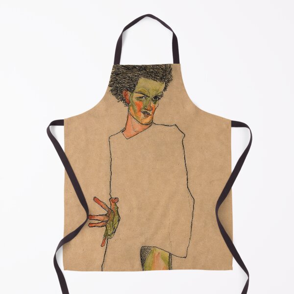 Item preview, Self Portrait Egon Schiele designed and sold by SHAMPAIN-ART-CO.