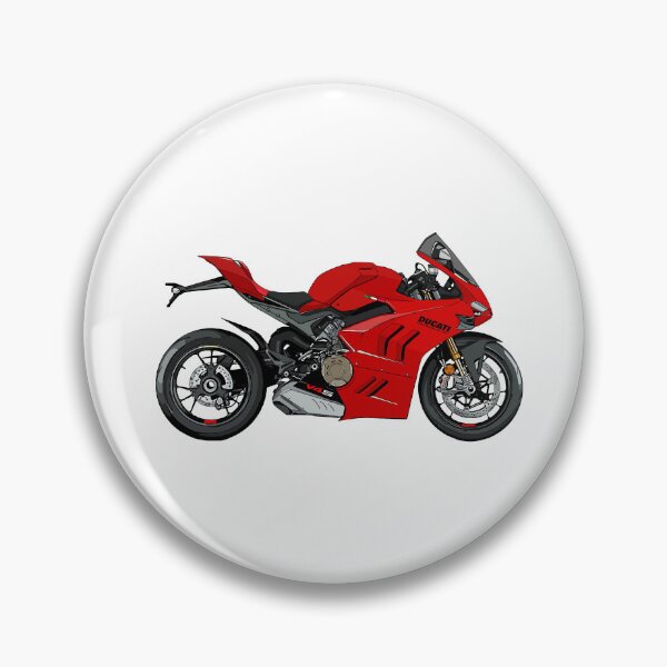 Item preview, Motorcycle ducati panigale V4s art designed and sold by sketchjuny.