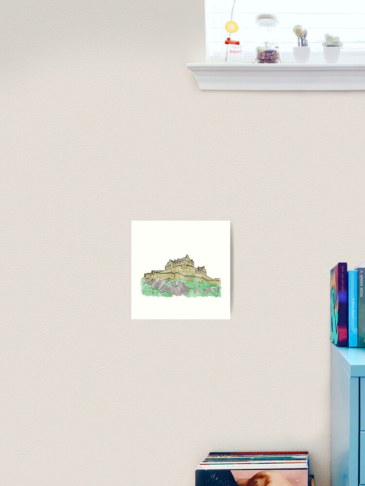 Thumbnail 1 of 3, Art Print, Edinburgh Castle designed and sold by walktalkclub.