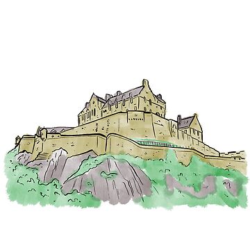 Artwork thumbnail, Edinburgh Castle by The Walk Talk Discover Club