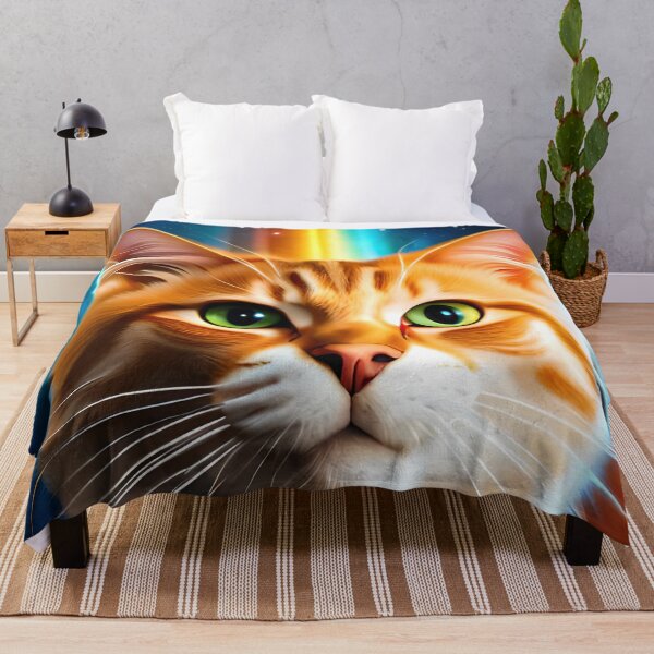 Item preview, Red Cat: Rainbow Space Voyager designed and sold by RK - Shop.