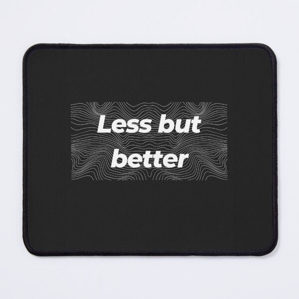 Item preview, Less But Better – Minimalist Typography Design designed and sold by PupeCreativeArt .