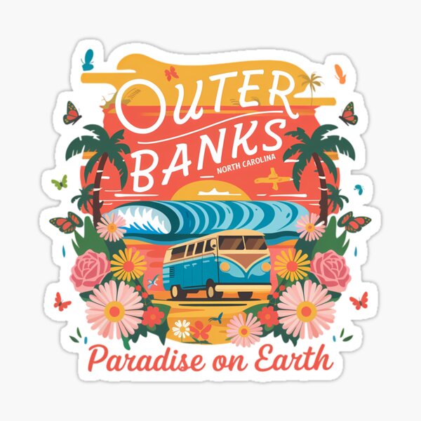 Item preview, Outer Banks Paradise - Retro Beach Vibes Design designed and sold by Charlietule.
