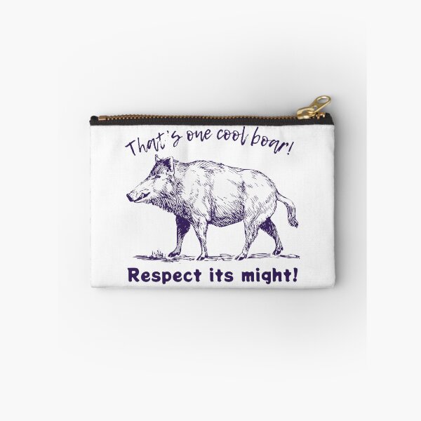 Item preview, That's One Cool Boar Respect Its Might Plum Sketch Power designed and sold by SplashTastic.