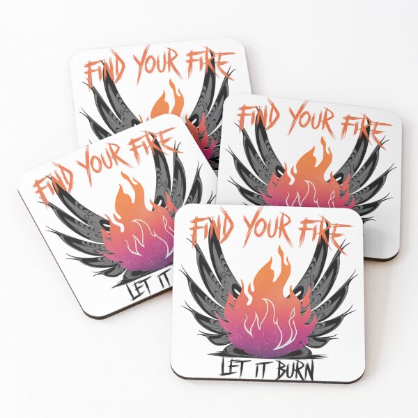 Item preview, Find Your Fire - Let It Burn Inspirational Quote Design designed and sold by Charlietule.