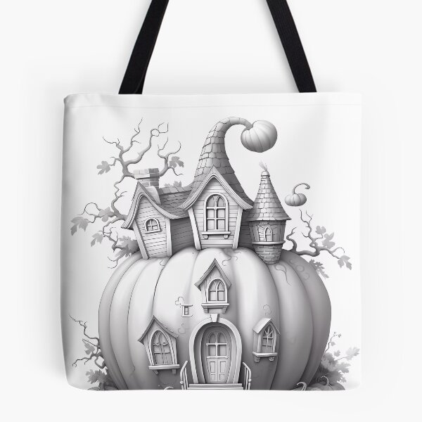 Item preview, Magical Pumpkin House #7 Coloring Page Pattern  designed and sold by DavidColoring.