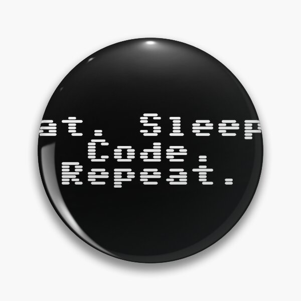 Item preview, Eat. Sleep. Code. Repeat. designed and sold by Ninjacatoff.