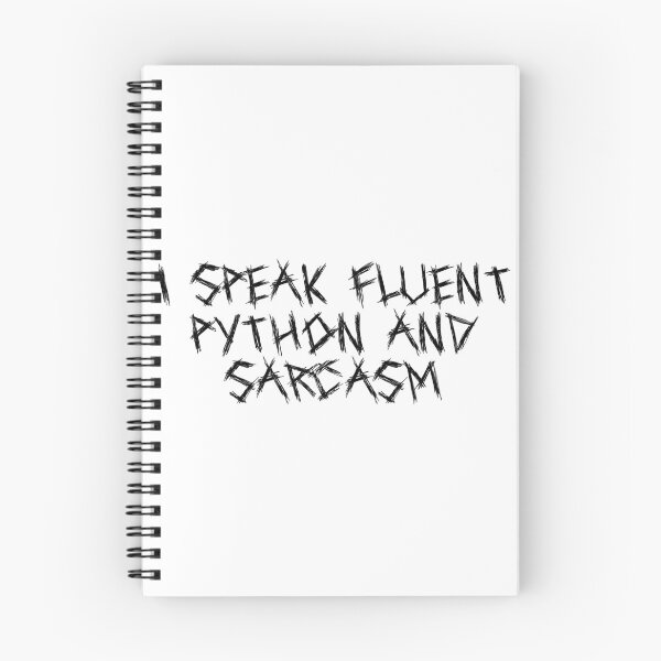 Artikelvorschau, Ich spreche fließend Python und Sarkasmus entworfen und verkauft von Ninjacatoff.