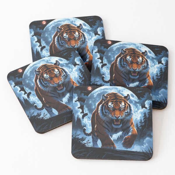 Item preview, Moonlit Fury: The Tiger’s Reign designed and sold by novmasao.