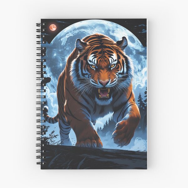 Item preview, Moonlit Fury: The Tiger’s Reign designed and sold by novmasao.