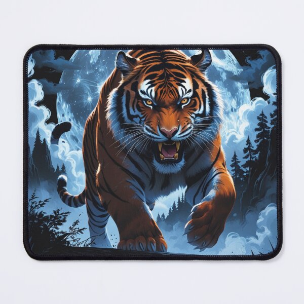 Item preview, Moonlit Fury: The Tiger’s Reign designed and sold by novmasao.