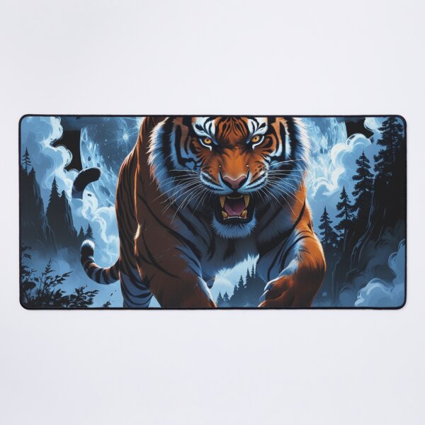 Item preview, Moonlit Fury: The Tiger’s Reign designed and sold by novmasao.
