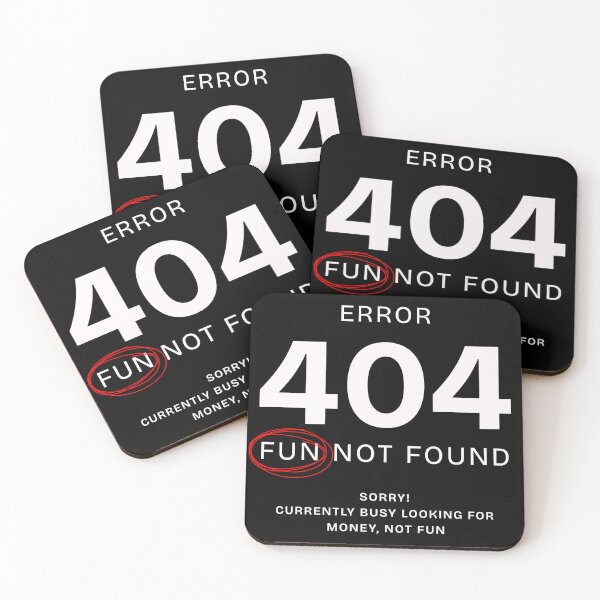 Item preview, 404 Fun Not Found designed and sold by SpeakingPrint2.