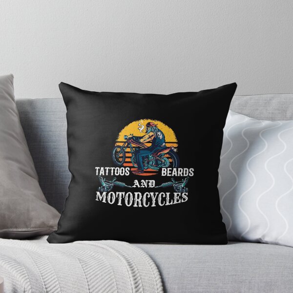 Item preview, Tattoos Beards And Motorcycles Tattooed Bearded Biker designed and sold by Dressed For  Duty.