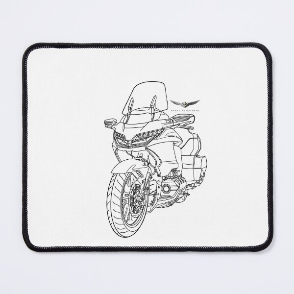 Item preview, Motorcycle honda goldwing line art designed and sold by sketchjuny.