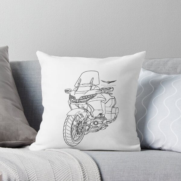 Item preview, Motorcycle honda goldwing line art designed and sold by sketchjuny.