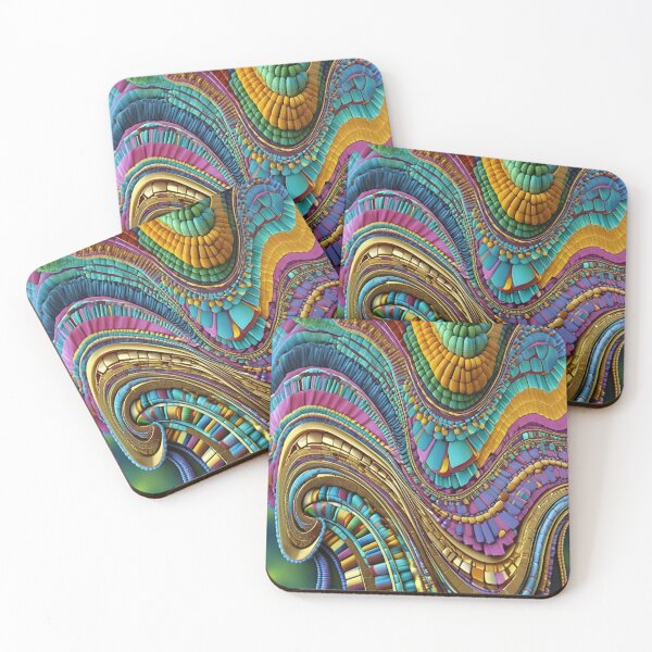 Item preview, Vibrant Abstract Kaleidoscope: Wearable Art for Every Space  designed and sold by nadeem4design.