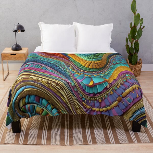 Item preview, Vibrant Abstract Kaleidoscope: Wearable Art for Every Space designed and sold by nadeem4design.