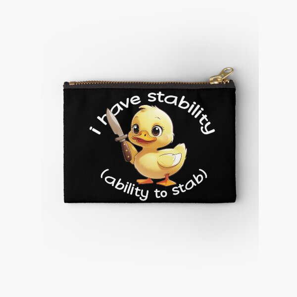 Item preview, I Have Stability Ability To Stab designed and sold by Silly T-shirts.