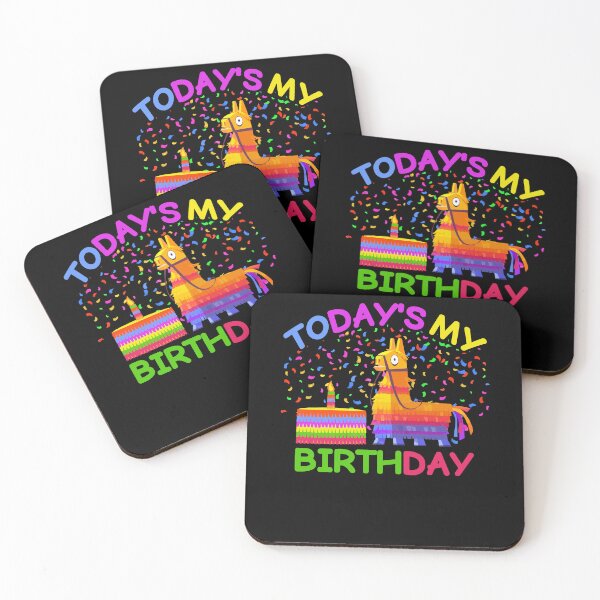 Item preview, Todays My Birthday Llama Birthday Party Animal Decorations designed and sold by Dressed For  Duty.