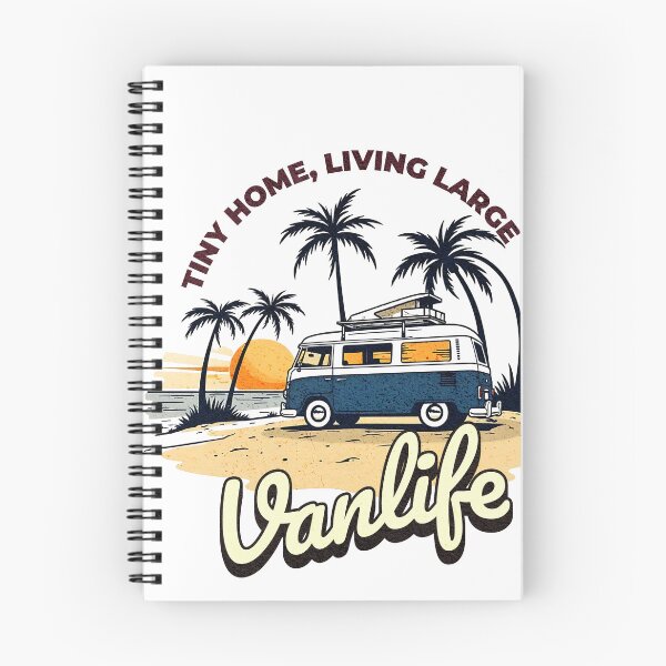 Aperçu de l'œuvre Van Life – Petite maison, vie en grand créée et vendue par Pogglecards.
