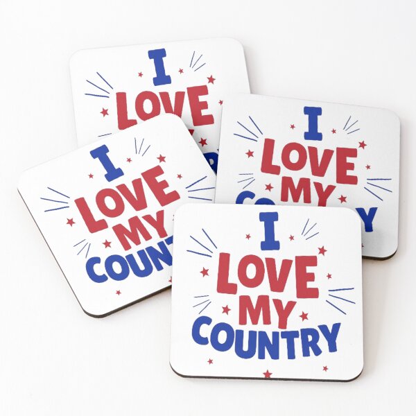 Item preview, I love my country flag illustration designed and sold by PixelPopsShop.