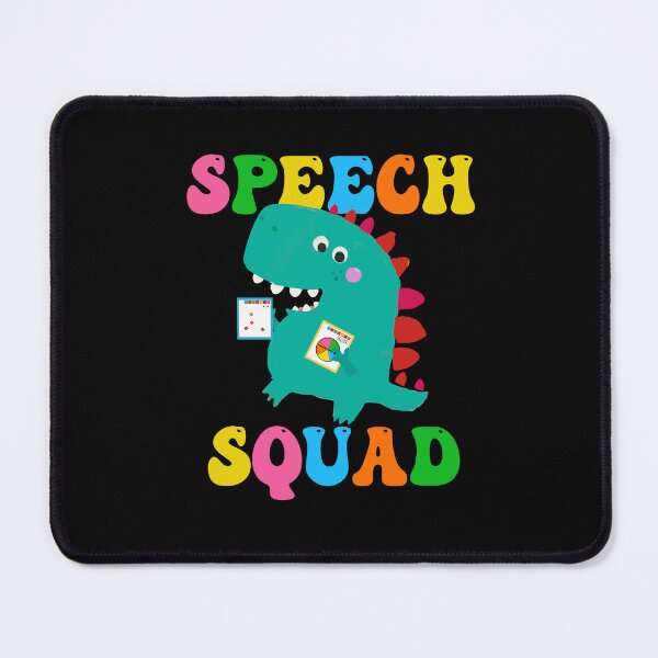 Item preview, Speech Squad Cute Dinosaur Speech Therapy Speech Pathologist designed and sold by Dressed For Duty.