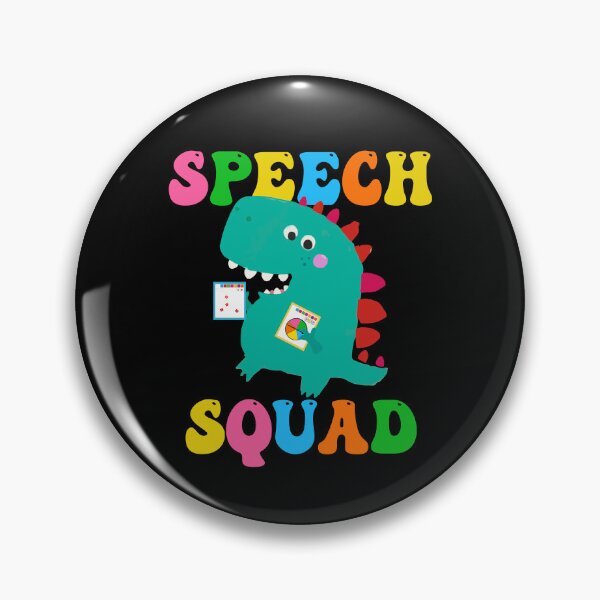 Item preview, Speech Squad Cute Dinosaur Speech Therapy Speech Pathologist designed and sold by Dressed For  Duty.