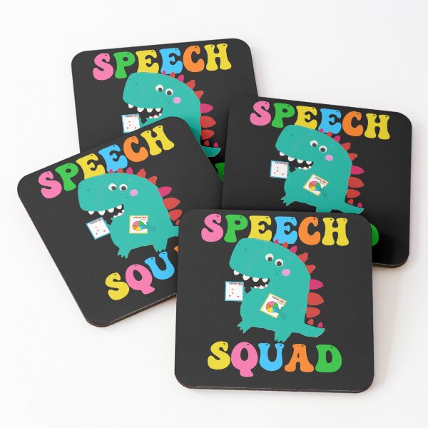 Item preview, Speech Squad Cute Dinosaur Speech Therapy Speech Pathologist designed and sold by Dressed For  Duty.