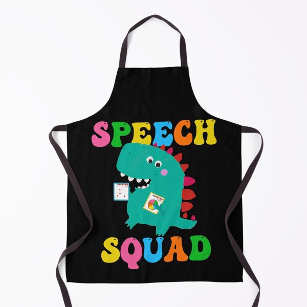 Item preview, Speech Squad Cute Dinosaur Speech Therapy Speech Pathologist designed and sold by Dressed For Duty.