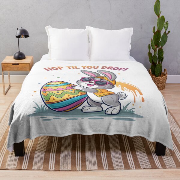 Item preview, Hop Til You Drop - Funny Easter Bunny with Stylish Outfit designed and sold by EpicMediaShop.