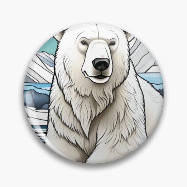 Item preview, Polar Bear designed and sold by PixelPopsShop.