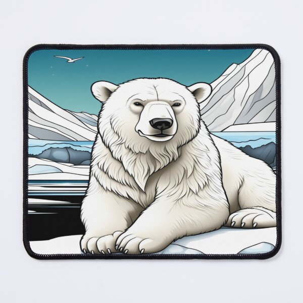 Item preview, Polar Bear designed and sold by PixelPopsShop.