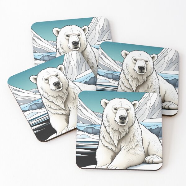 Item preview, Polar Bear designed and sold by PixelPopsShop.