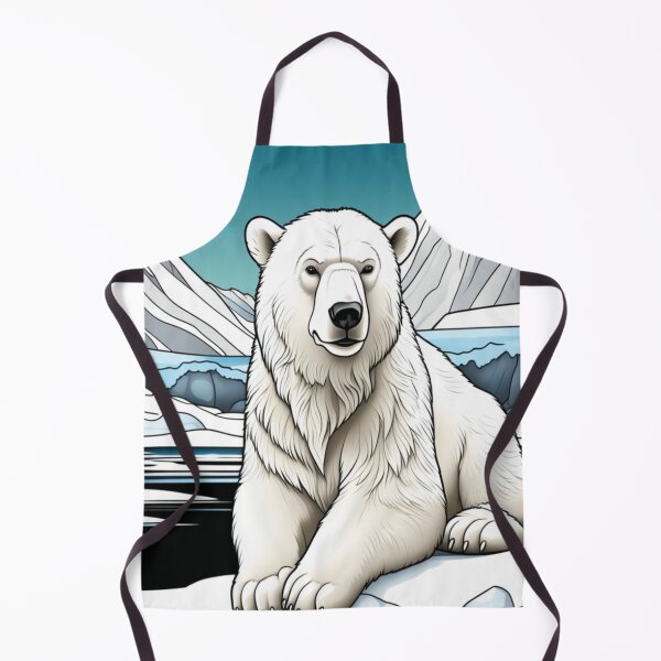 Item preview, Polar Bear designed and sold by PixelPopsShop.