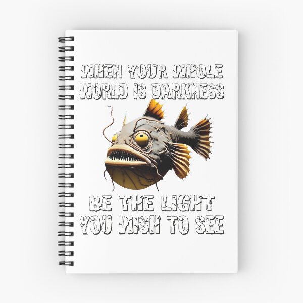 Item preview,  Anglerfish When Your Whole World Is Darkness Be The Light You Wish To See - Anglerfish Lover  designed and sold by Smix Pixels.