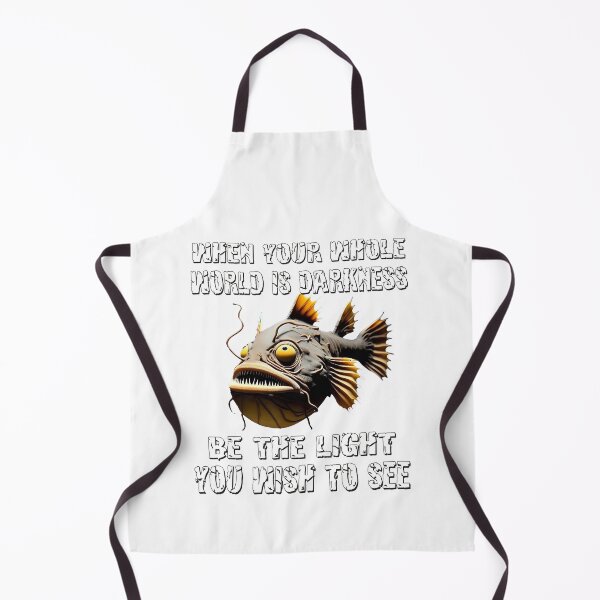 Item preview,  Anglerfish When Your Whole World Is Darkness Be The Light You Wish To See - Anglerfish Lover  designed and sold by Smix Pixels.