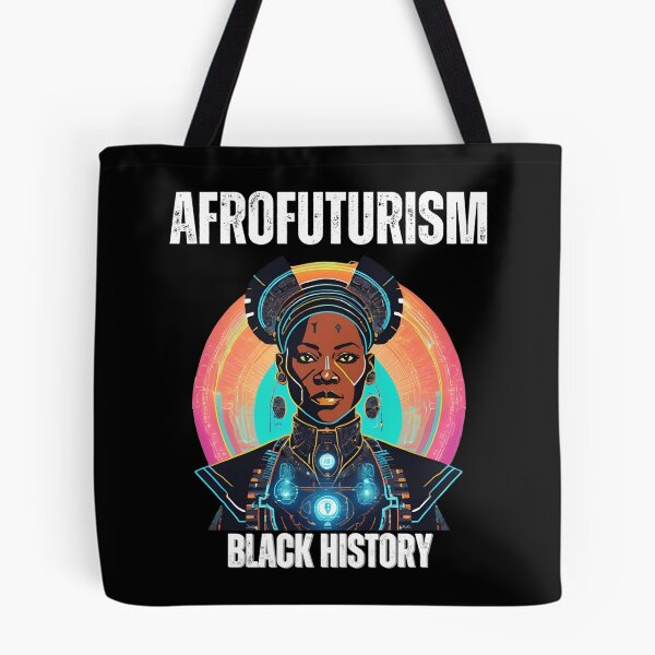 Item preview, Afrofuturism Sci-Fi Warrior – The Future is Melanin T-Shirt designed and sold by Unleashing Style .