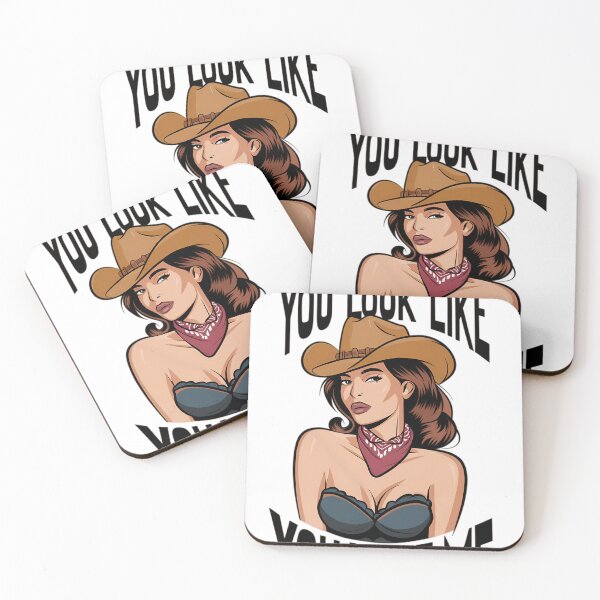 Item preview, Cowgirl Charm - You Look Like You Love Me Retro Western Art designed and sold by Charlietule.