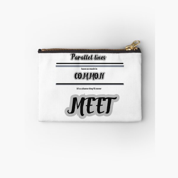 Item preview, Parallel Lines – A Funny Math Pun T-Shirt designed and sold by LovelY PrintS.