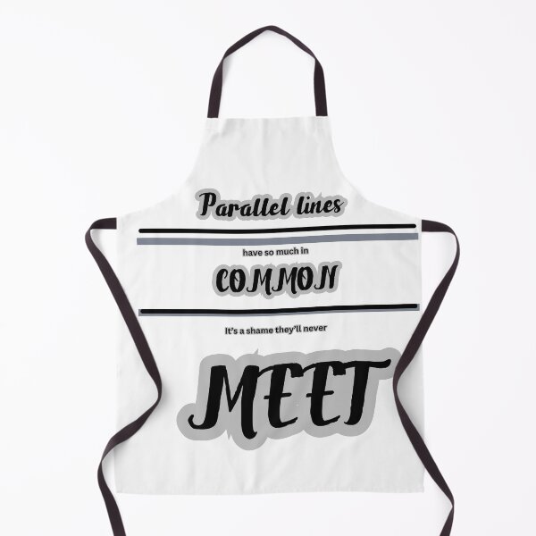 Item preview, Parallel Lines – A Funny Math Pun T-Shirt designed and sold by LovelY PrintS.