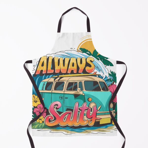 Artikelvorschau, Always Salty – Van-Design mit Retro-Beach-Vibes entworfen und verkauft von Charlietule.