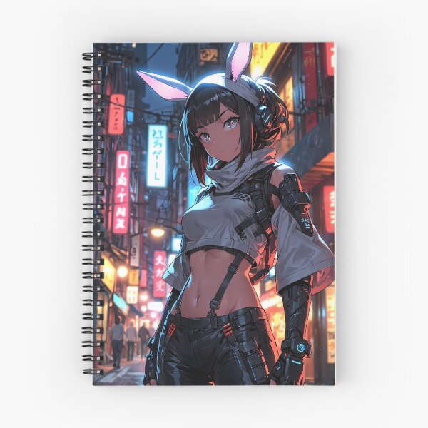 Item preview, Anime girl techwear designed and sold by disturbedrod.