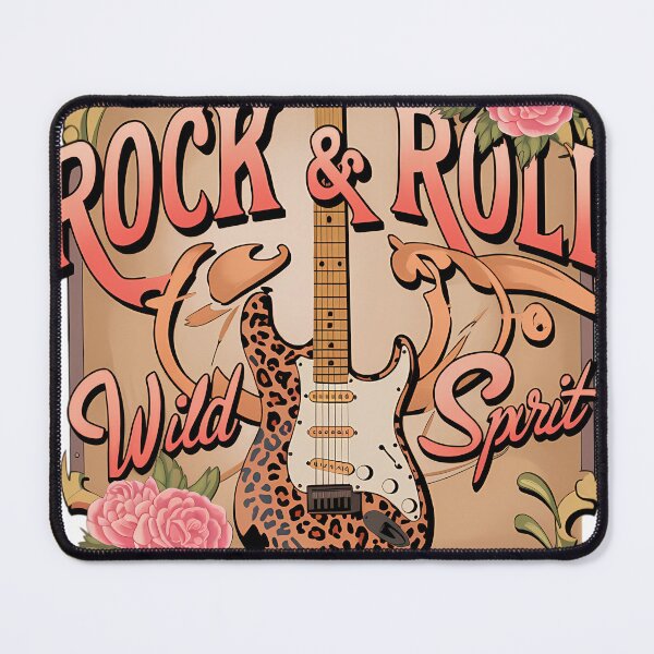 Item preview, Rock & Roll Wild Spirit - Leopard Print Electric Guitar Design designed and sold by Charlietule.