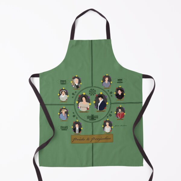 Item preview, Pride and Prejudice, Characters and Locations designed and sold by SurfingSpectrum.