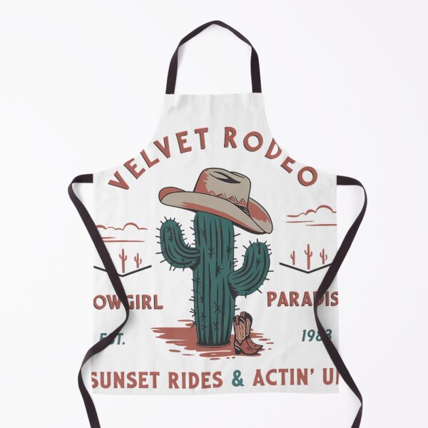 Item preview, Velvet Rodeo - Retro Western Cactus & Cowgirl Design designed and sold by Charlietule.