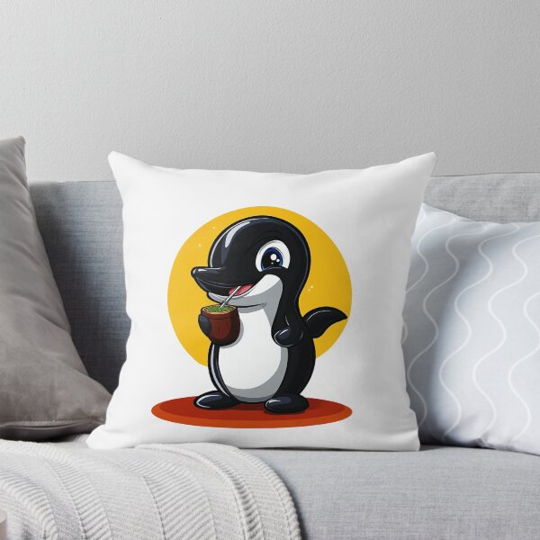 Item preview, Cute Tonina Overa Dolphin Drinking Yerba Mate – Funny Marine Mate Lover designed and sold by flamini.