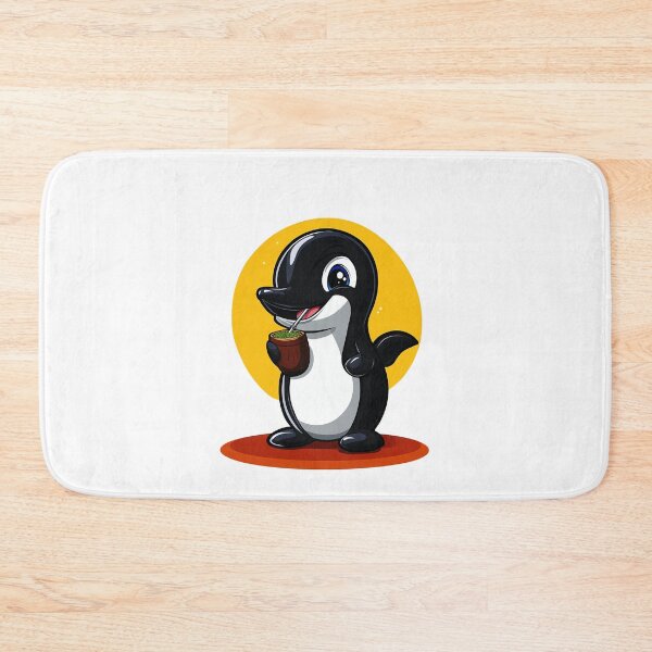Item preview, Cute Tonina Overa Dolphin Drinking Yerba Mate – Funny Marine Mate Lover designed and sold by flamini.