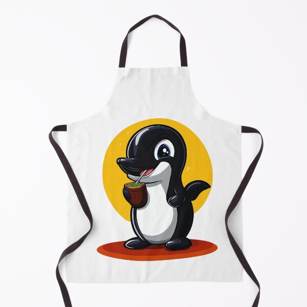 Item preview, Cute Tonina Overa Dolphin Drinking Yerba Mate – Funny Marine Mate Lover designed and sold by flamini.
